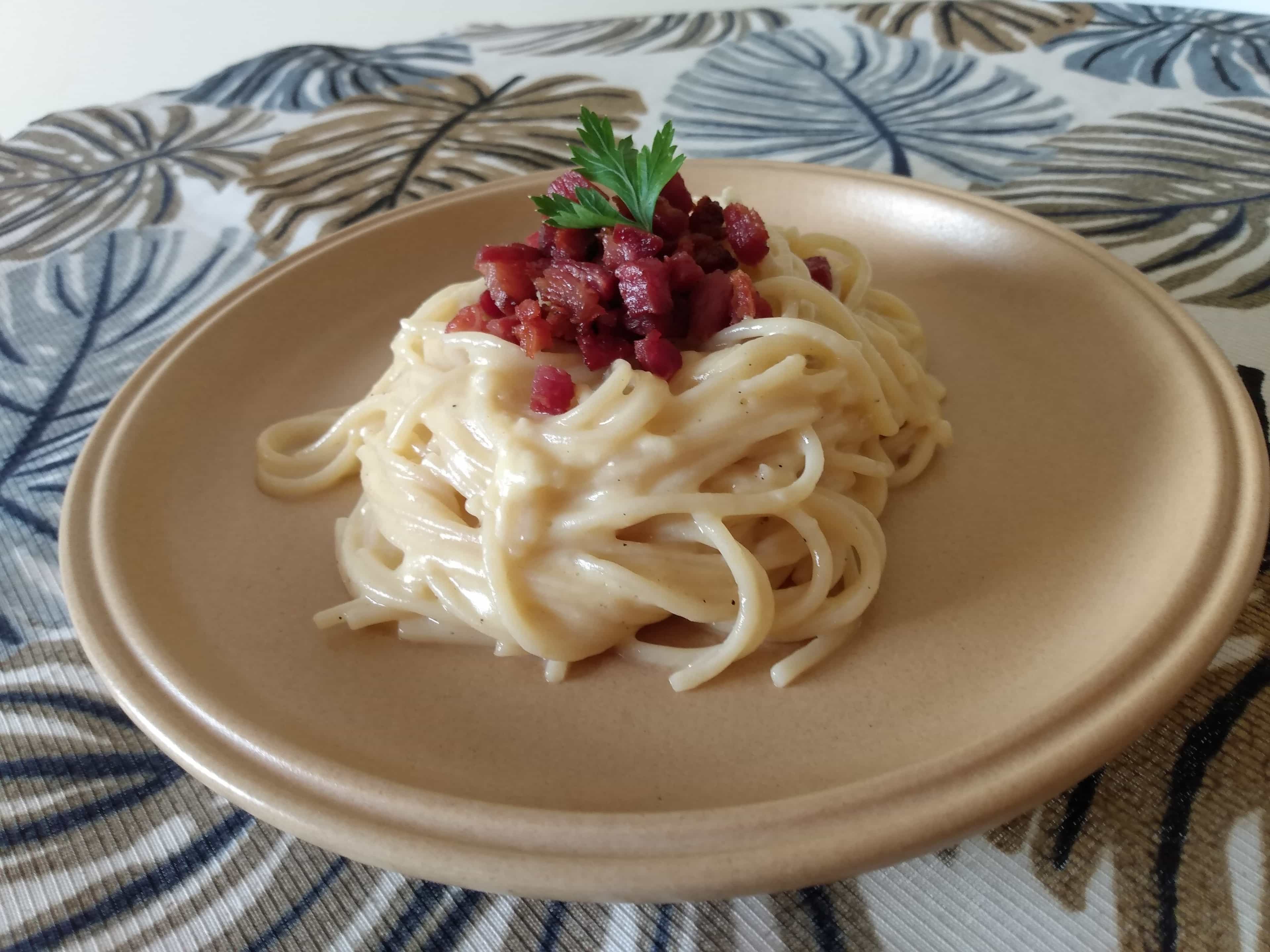 Espaguete à carbonara