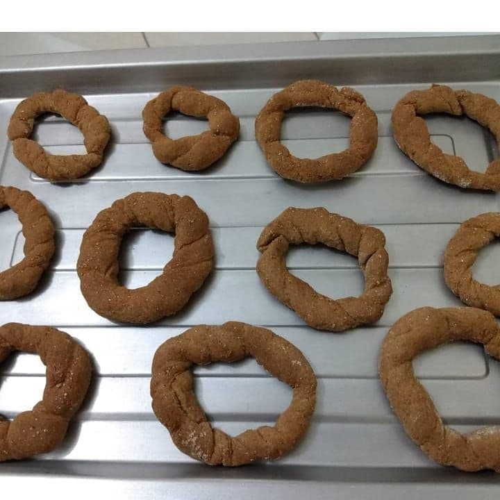 Imagem de Rosquinha de banana, aveia e mel